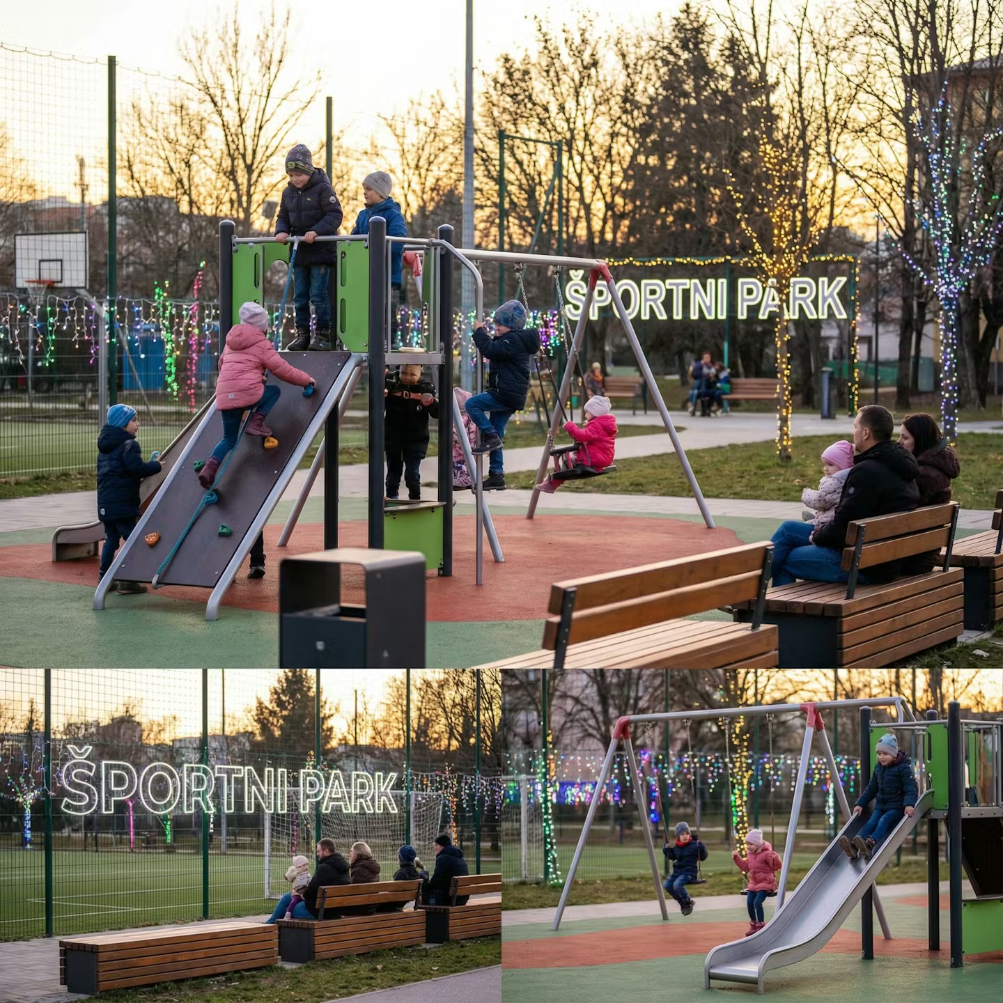 ureditev vecnamenskrga zelenega parka z otroskim igriscem